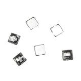 Square-Shaped Acrylic Rhinestone Diamonds, 6mm