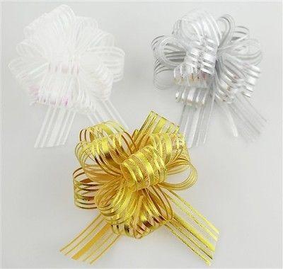 Pull Bow String Sheer Organza
