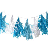 Tissue Tassel Garland, 10-Inch, 15-Feet