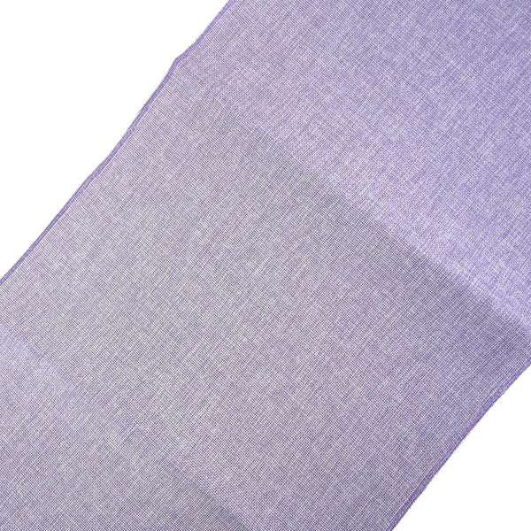 Faux Jute Rectangular Table Runner, Lavender, 72-Inch