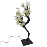 Warm White Light Up Cherry Blossom Table Tree, White, 19-1/2-Inch