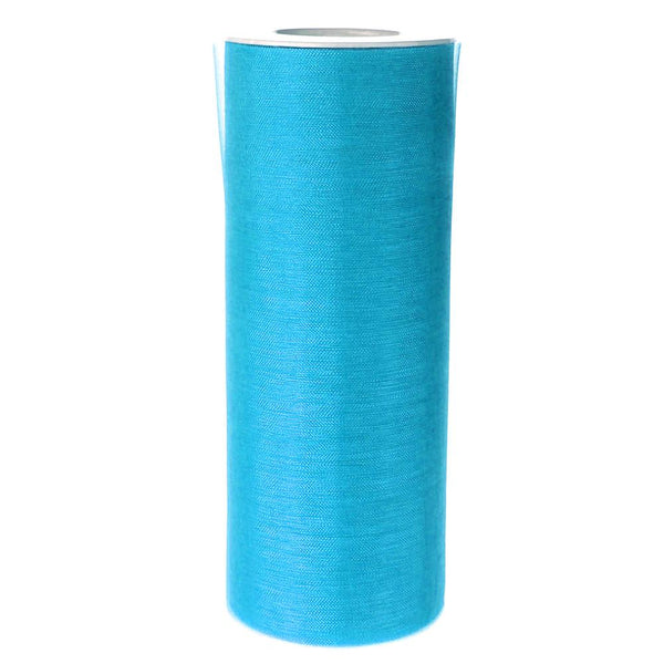 Organza Spool Roll, 6-Inch, 25 Yards, Turquoise