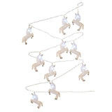 Magical Plastic Unicorn USB String Lights, 10-Lights, Warm White, 80-Inch