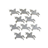 Unicorn Glitter Wood Favors, 2-1/4-Inch
