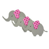 Glittered Elephant EVA Foam Cut Outs, 5-1/2-Inch, 10-Count