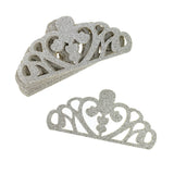 EVA Glitter Foam Tiara Crown Cut-Outs, 5-1/4-Inch, 10-Count