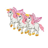 Glittered Unicorn EVA Foam Cut Outs, 5-Inch, 10-Count