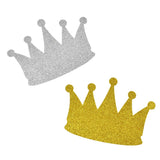 EVA Glitter Foam Crown Cut-Outs, 7-3/4-Inch, 10-Count