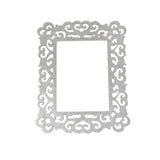 Glitter Antique Style Wooden Rectangular Frame, 10-3/4-Inch