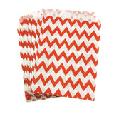 Chevron Paper Treat Bags, 7-Inch, 25-Piece