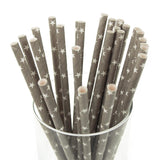 Star Paper Straws, 7-3/4-inch, 25-Piece