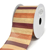 Shiny Metallic Stripes Wired Ribbon, 2-1/2-Inch, 10-Yard