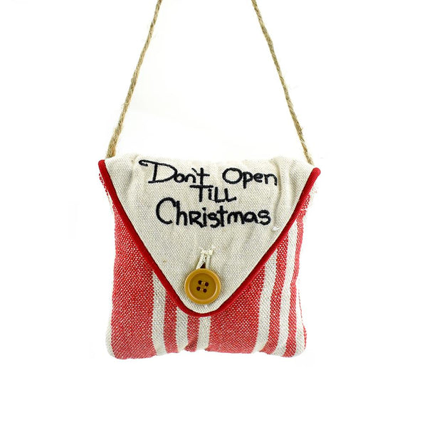 Christmas Pillow Ornament with Pocket, 5-Inch