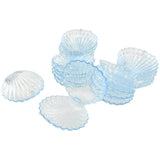 Acrylic Plastic Seashell Favor Cases, 3-1/4-Inch, 12-Count