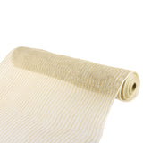 Burlap Floral Mesh Roll, 21-Inch, 10-Yard - Ivory