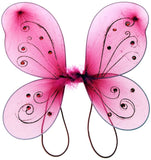 Organza Butterfly Fairy Wings w/ Rhinestone Glitters