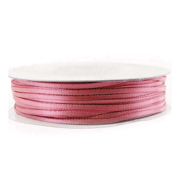 Double Faced Satin Ribbon, 1/16-inch, 100-yard, Colonial Rose