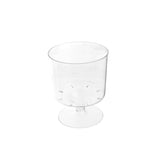 Clear Plastic Dessert Glasses, 3-1/4-Inch, 12-Count