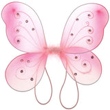 Organza Butterfly Fairy Wings w/ Rhinestone Glitters