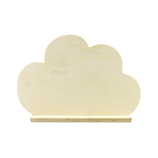 DIY Wood Craft Cloud Stand, 10-Inch