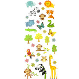 Baby Animals Paper Craft Sticker Sheet, 1-1/2-Inch, 55-Piece