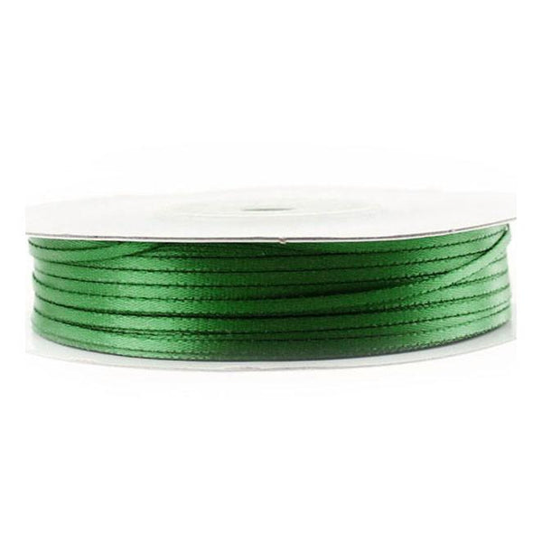 Double Faced Satin Ribbon, 1/16-inch, 100-yard, Emerald Green