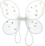 Organza Butterfly Fairy Wings w/ Rhinestone Glitters