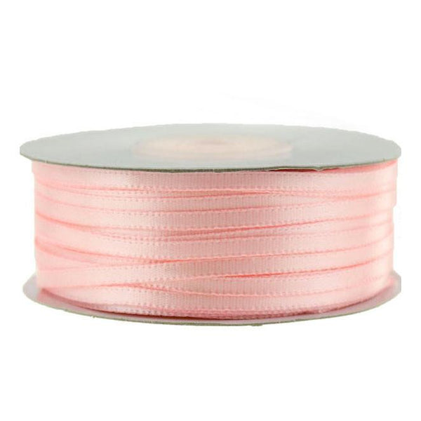 Double Faced Satin Ribbon, 1/8-inch, 100-yard, Pink