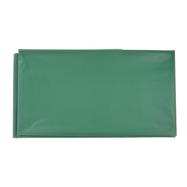 Plastic Table Cover, Rectangular, 54-Inch x 108-Inch, Hunter Green