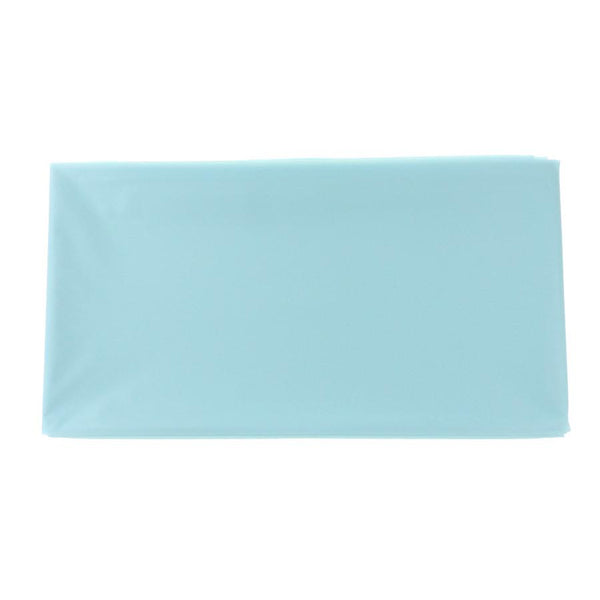 Plastic Table Cover, Rectangular, 54-Inch x 108-Inch, Light Blue