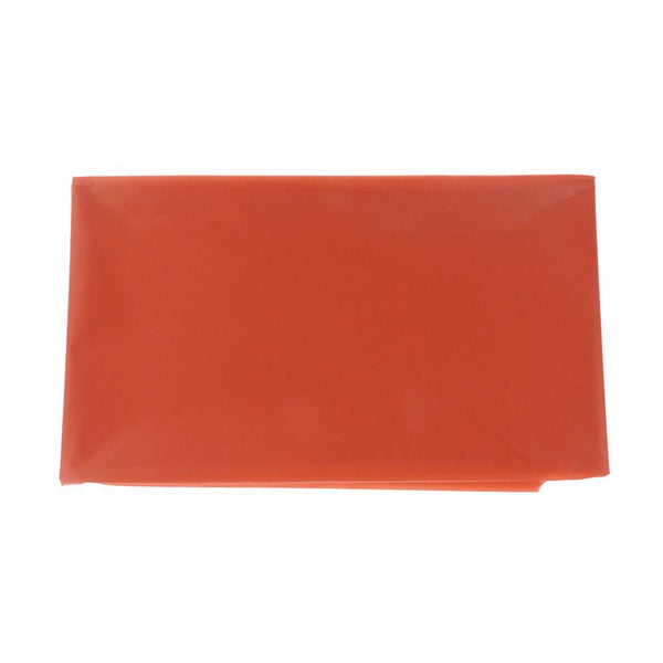 Plastic Table Cover, Rectangular, 54-Inch x 108-Inch, Red