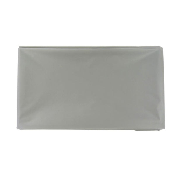 Plastic Table Cover, Rectangular, 54-Inch x 108-Inch, Silver